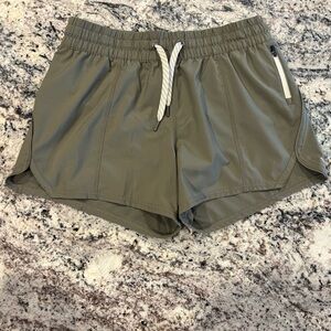 Vuori Olive Green Women's Athletic Shorts